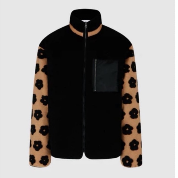 Sundae School Black and Tan Floral Jacket - Picture 1 of 2